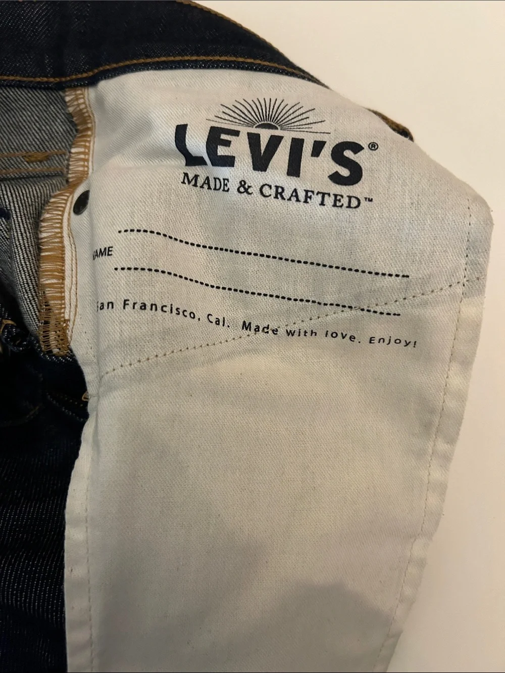 Levi's 511 Made and Crafted - Made in Japan Selvedge Jeans